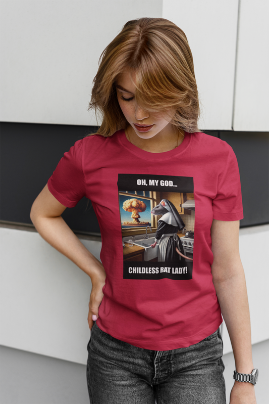 Pausing Rat Lady Nun Unisex Classic Tee
